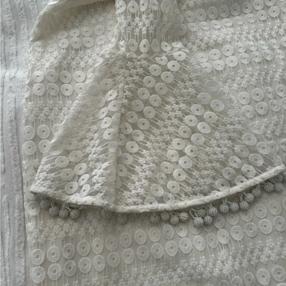 Detailed White Dress. - Picture 3 of 6